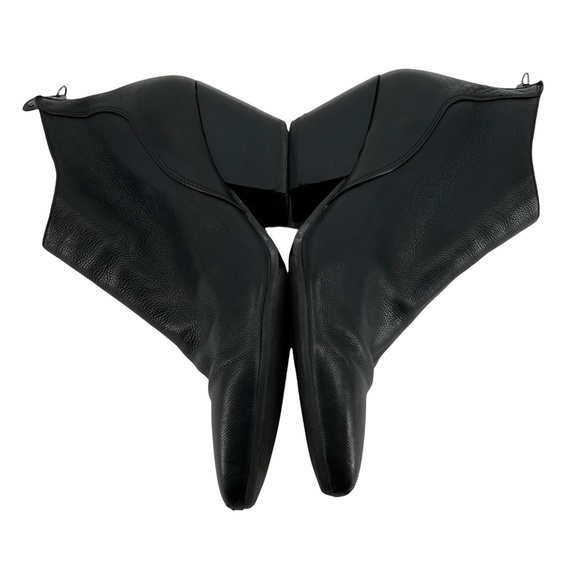 Marc Fisher Black Back Zipper Block Heel Ankle Boots Size 8 Women’s - Picture 4 of 9